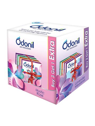 Odonil Bathroom Air Freshener Blocks Pieces 3N *50g+Free Pieces 1N*50g Net Weight 200g