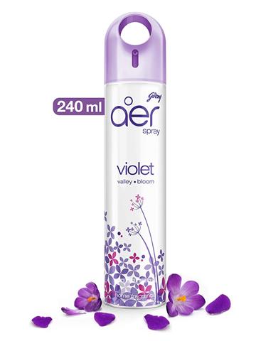 Godrej aer spray, Home & Office Air Freshener - Violet Valley Bloom (240 ml)