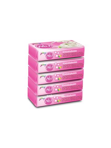 Godrej No.1 Jasmine Milk Soap 4+1 pack 100g x5