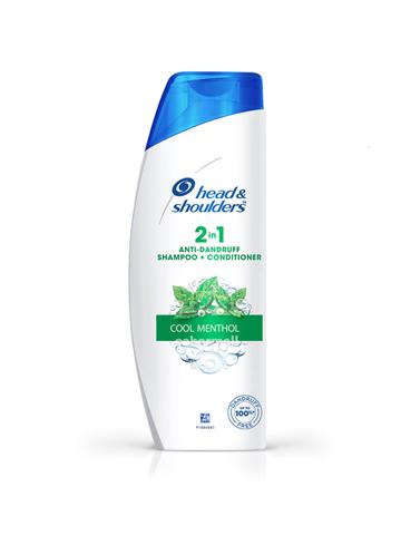Head & shoulders Cool Menthol 2-in-1 Anti Dandruff Shampoo + Conditioner , 340 ml