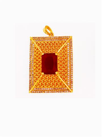 Pendent Set with Ring Big Square