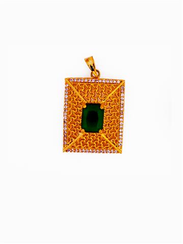 Pendent Set with Ring Small Square
