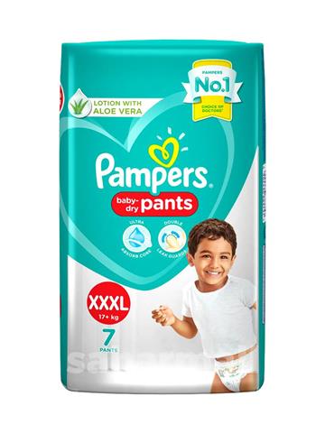 Pampers Paints XXXL Diapers Pants, 7 Pieces