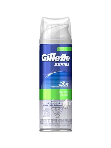Gillette Series 3x Protection Sensitive Shave Foam (245g)
