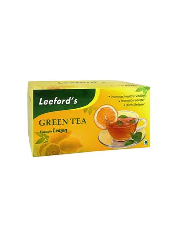 Leefords Green Tea Exquisite Lemon  25 Tea Bags 
