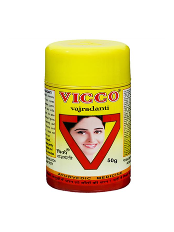 Vicco Vajradanti Ayurvedic Medicine Powder for application on gums and teeth (50g)