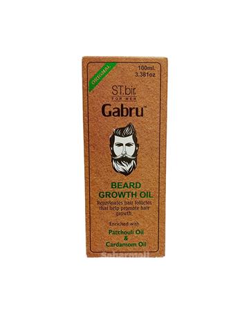 ST.bir for men  Gabru Beard Growth Oil  Patchouli oil and cardamom oil  100ml 
