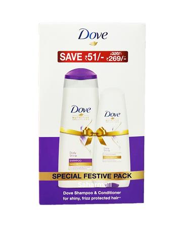 Dove Special Festive Pack Daily Shine (340 ml)