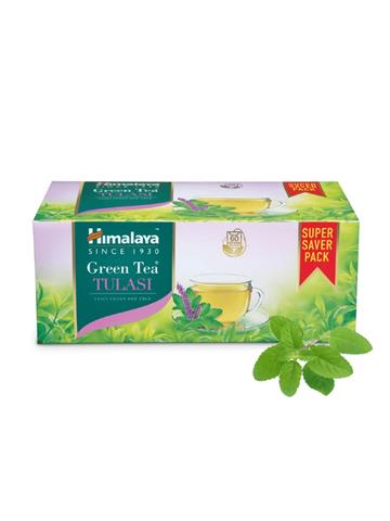 Himalaya Green Tea Tulasi Eases Cough and cold 60 tea bags with free Cup