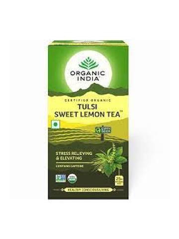 Organic India Tulsi - 25 x 1.8g Tea Bags( Sweet Lemon Tea)