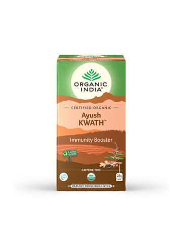 Organic India Tulsi - 25 x 2g Tea Bags( Ayush Kwath)
