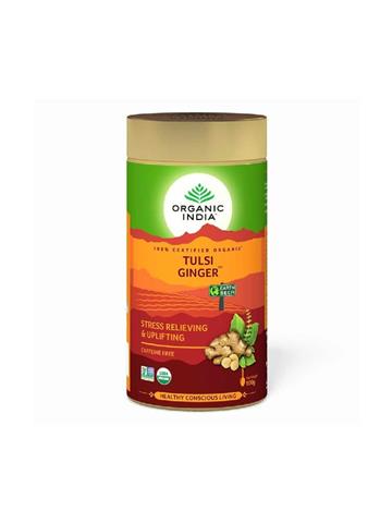 Organic India Tulsi Ginger Tea (100g) 