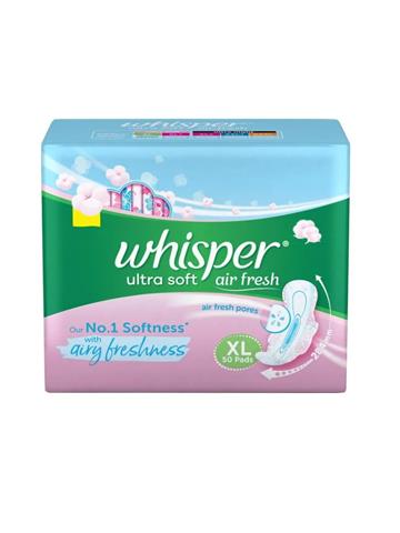 Whisper Ultra Soft XL 50 pads