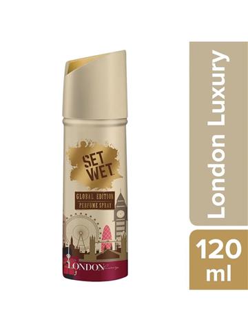 Set Wet Global Edition perfume Spray london luxury 120ml