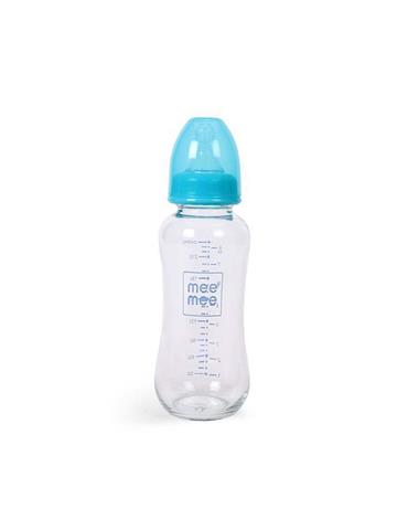Mee Mee Premium Glass Feeding Bottle BPA Free, 3m+ 8oz 240ml