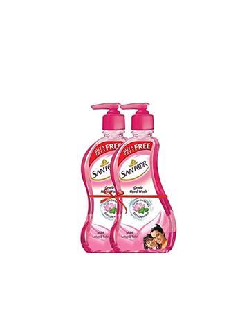 Santoor Gentle Hand Wash Mild 200ml ( Buy 1 Get 1 Free)