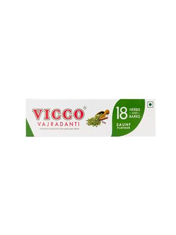 Vicco Vajradanti Toothpaste Saunf Flavour (80g)