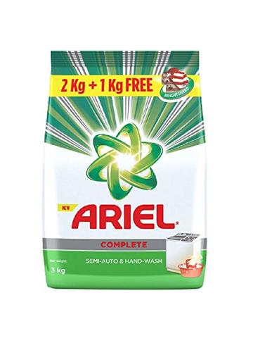 Ariel Complete Semi Auto &Hand Wash 3KG