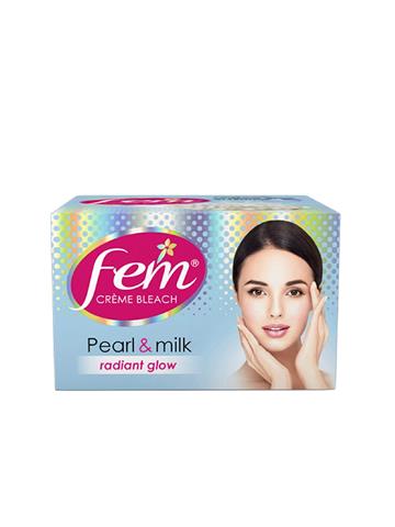Fem Creme Bleach Pearl & Milk 24g